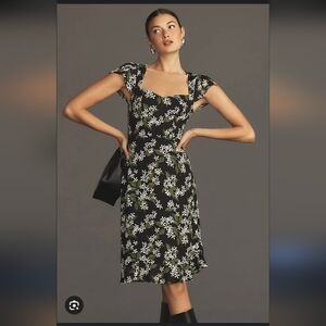 Reformation Rosi Floral Midi Dress Aroma